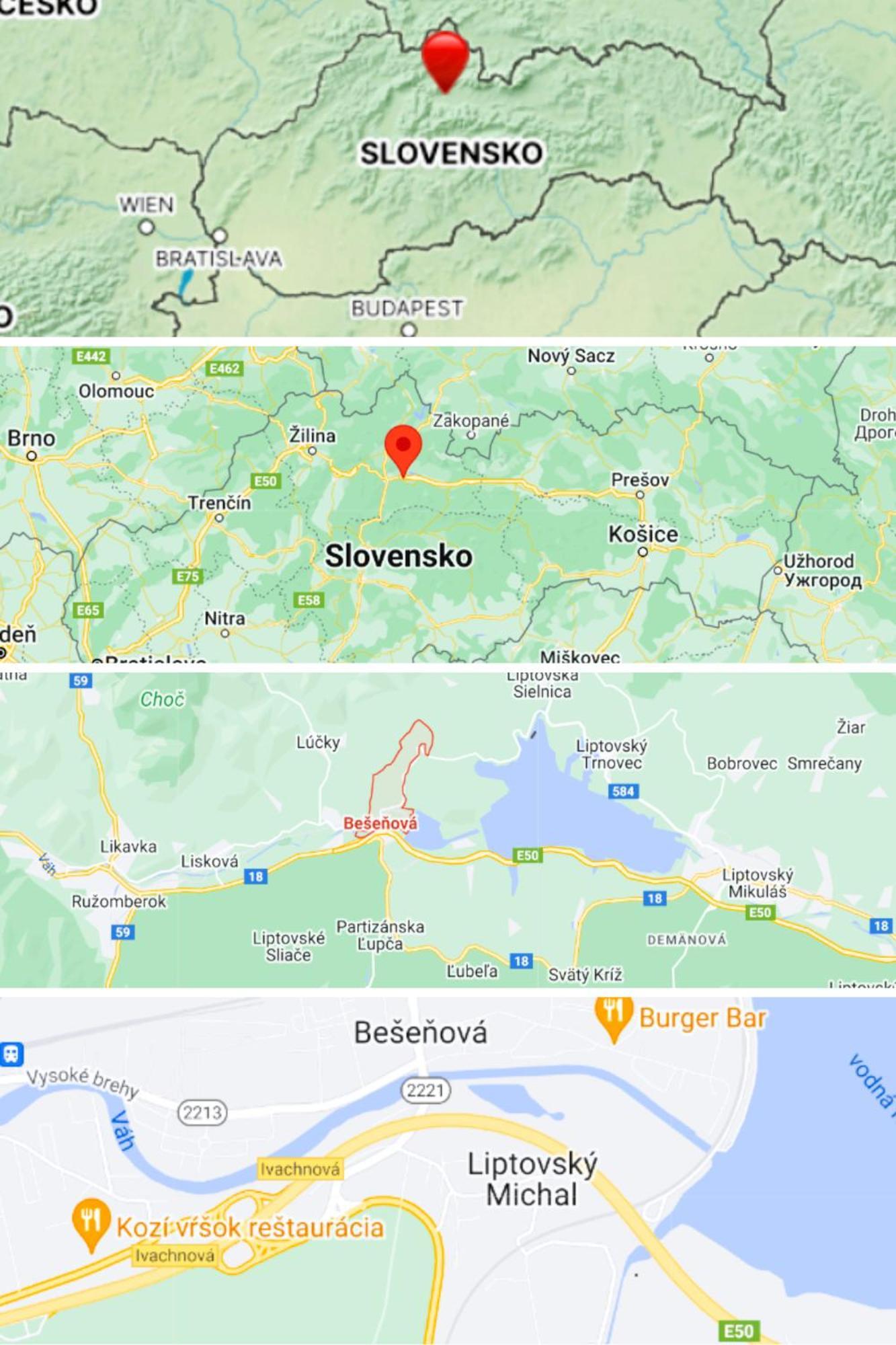 Apartman Nad Riekou Bešeňová Buitenkant foto